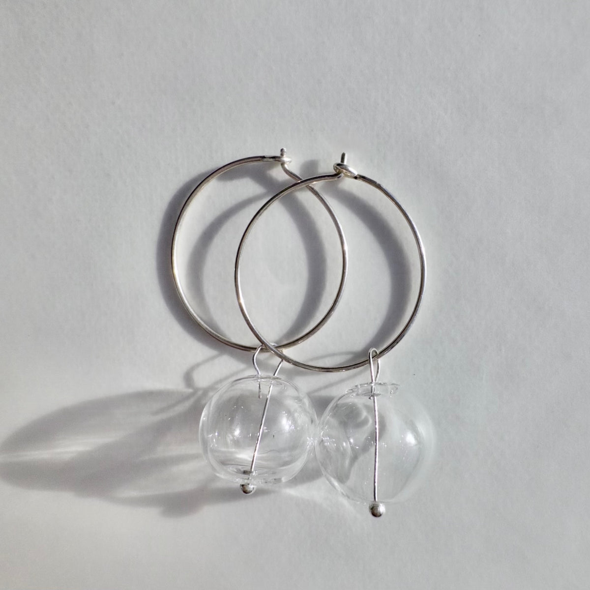 Bubble Silver Earrings