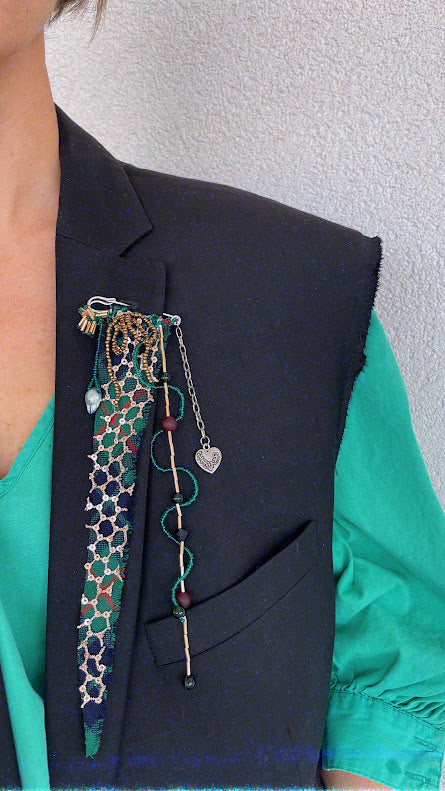 PUNKROCKOCO Brooch Green