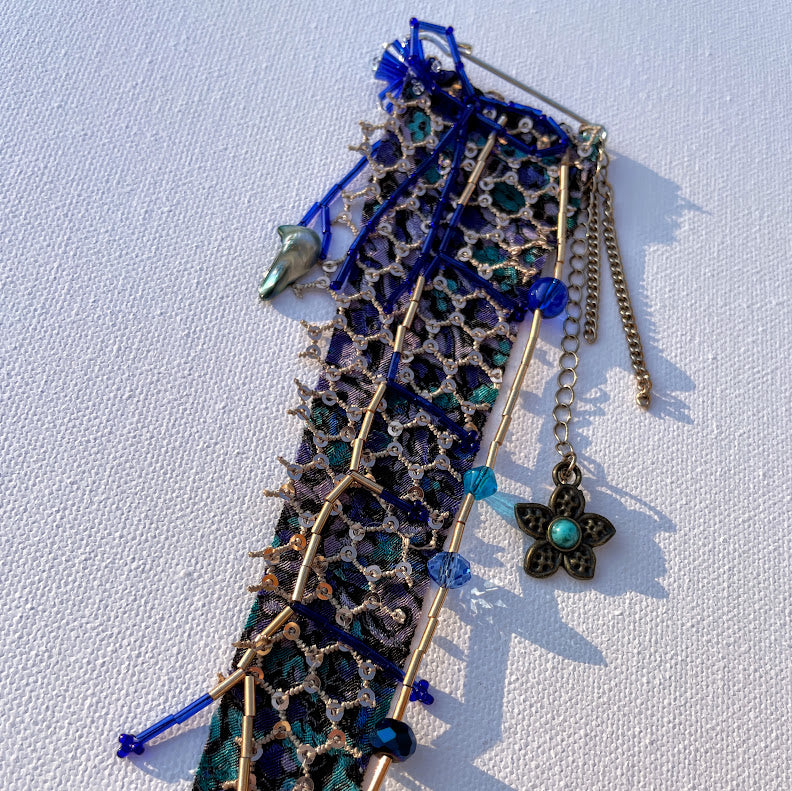 PUNKROCKOCO Brooch Blue