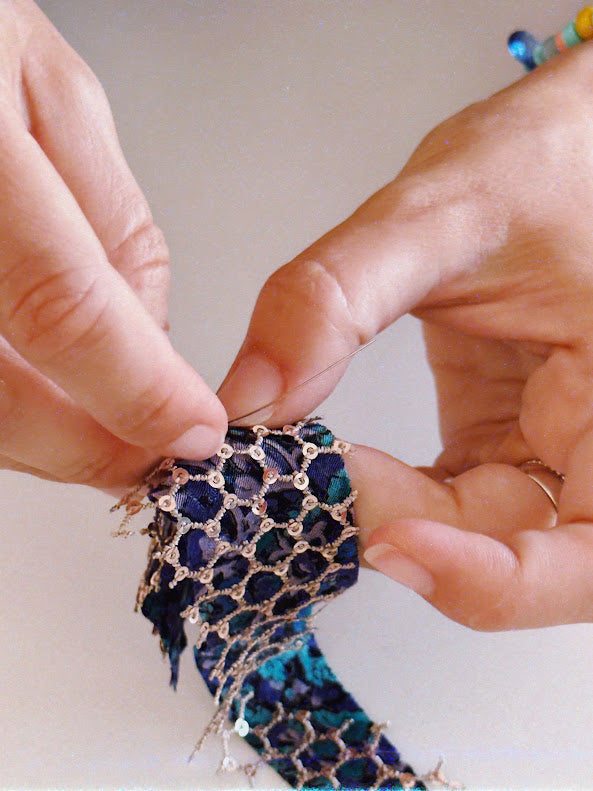 PUNKROCKOCO Brooch Blue