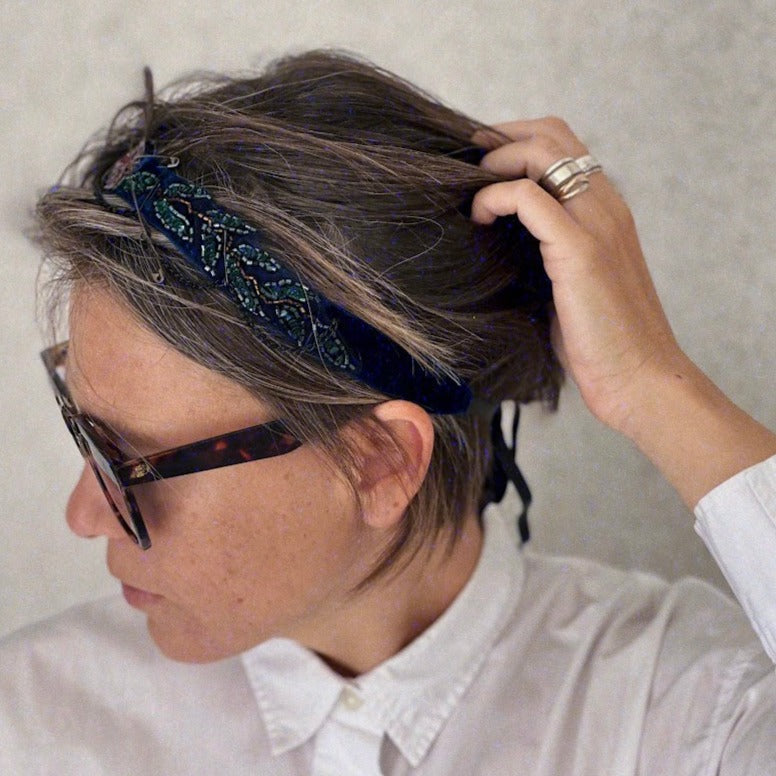 PUNKROCKOCO Headpiece Blue