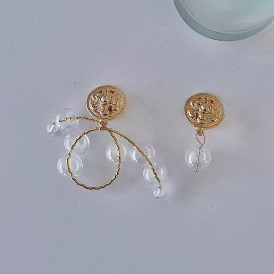 See Clearly Upcycled Clip-on Earrings