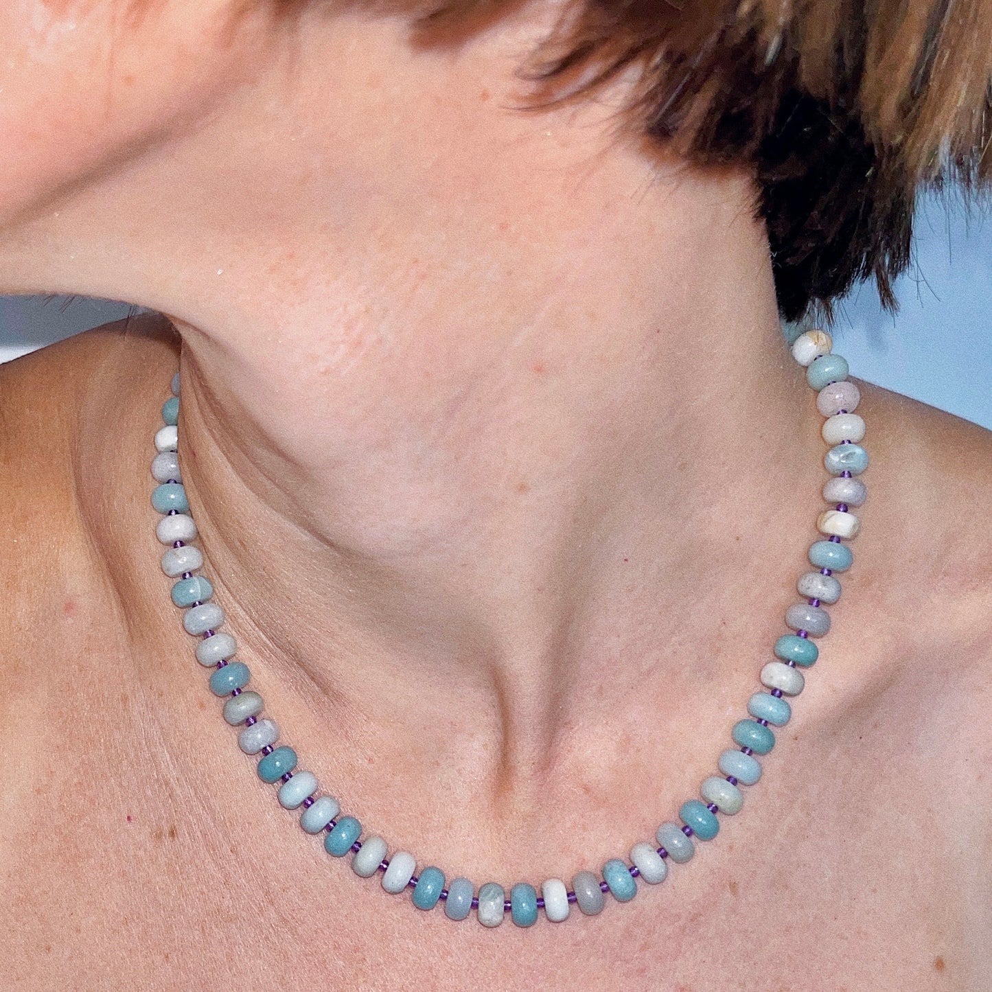 INFLOW Mark IV Amazonite Amethyst Necklace