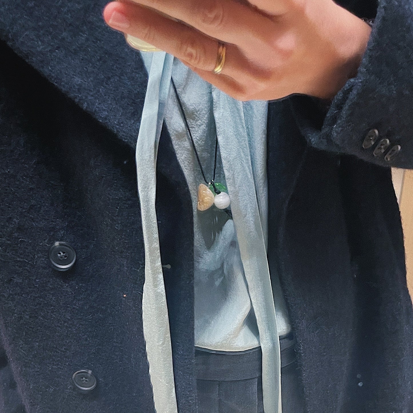 Upcycled Geming Cord Necklace