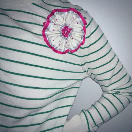 Carnation Upcycled Brooch