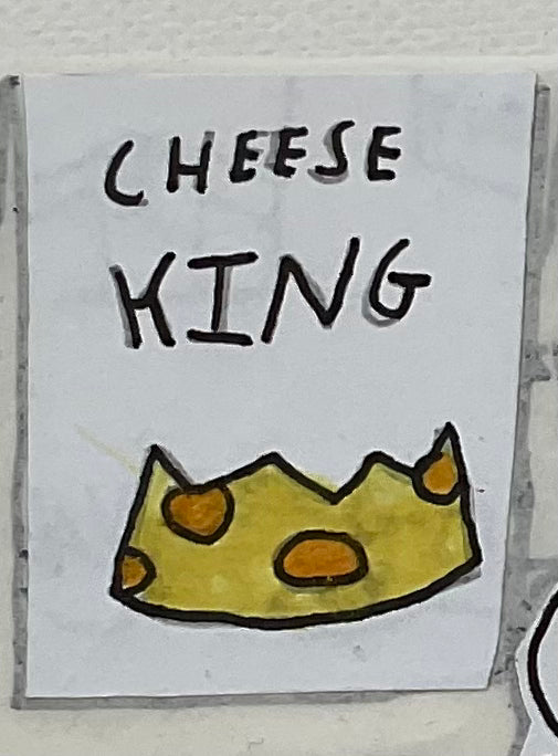 CHEESE KING original stickers (hand-drawn) (extended version)