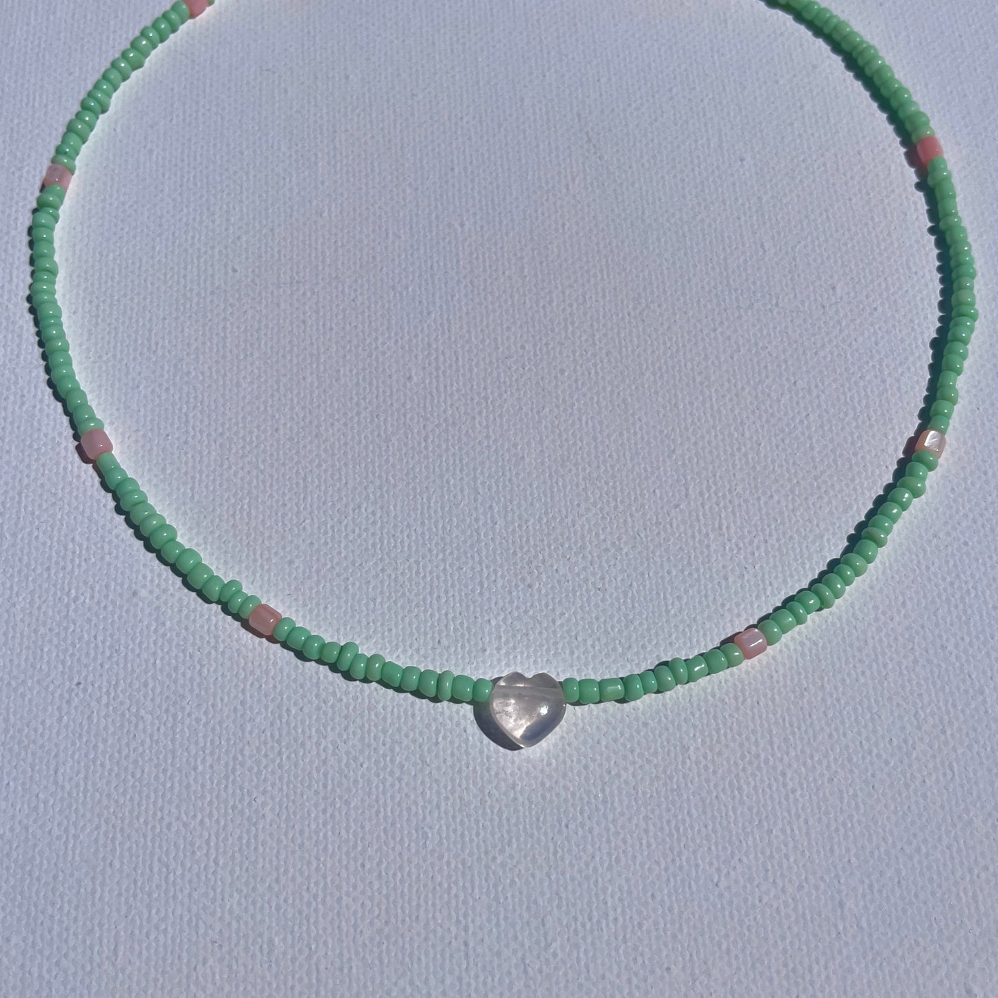 Seafoam Upcycled Necklace