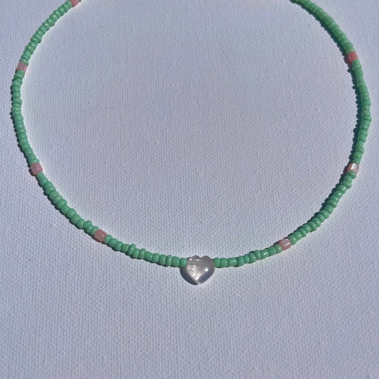 Seafoam Upcycled Necklace