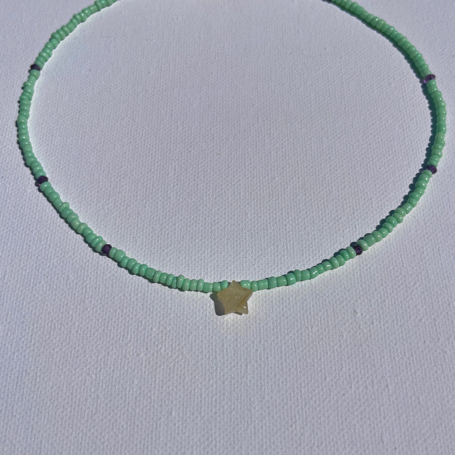 Seafoam Upcycled Necklace