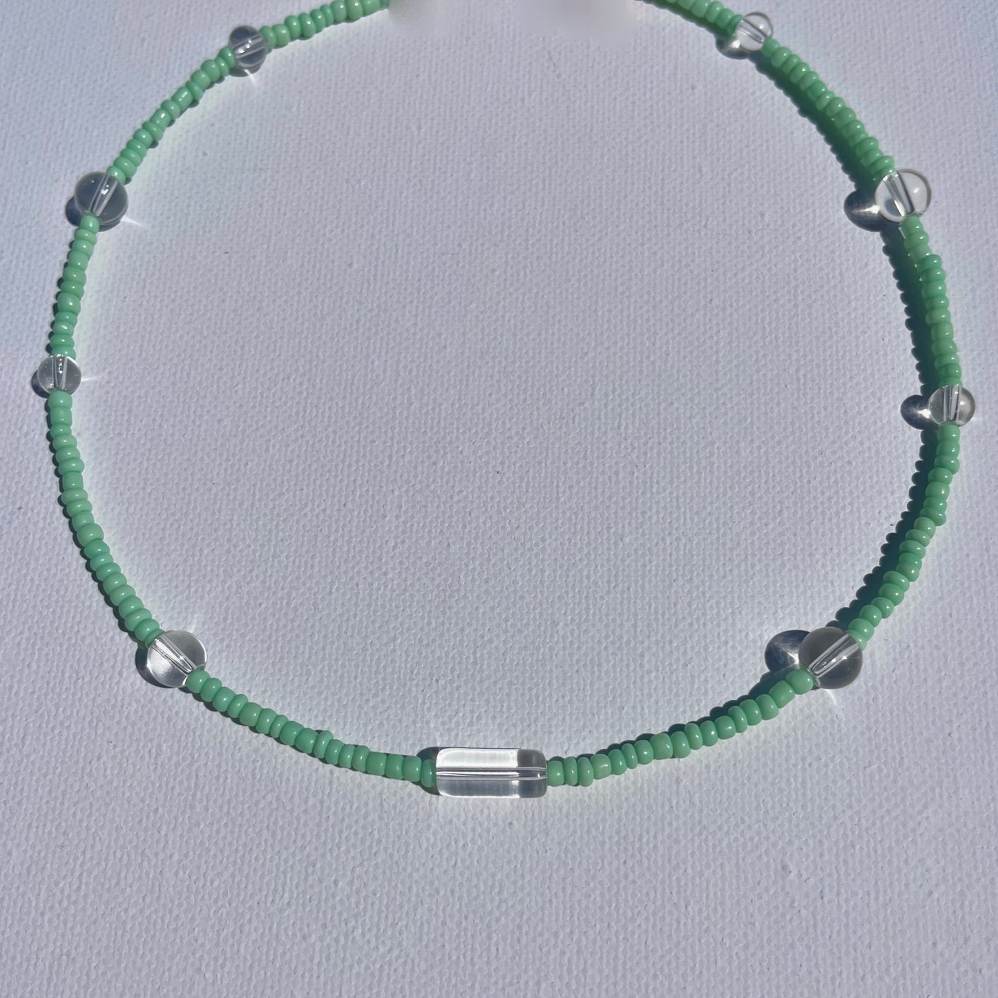 Seafoam Upcycled Necklace
