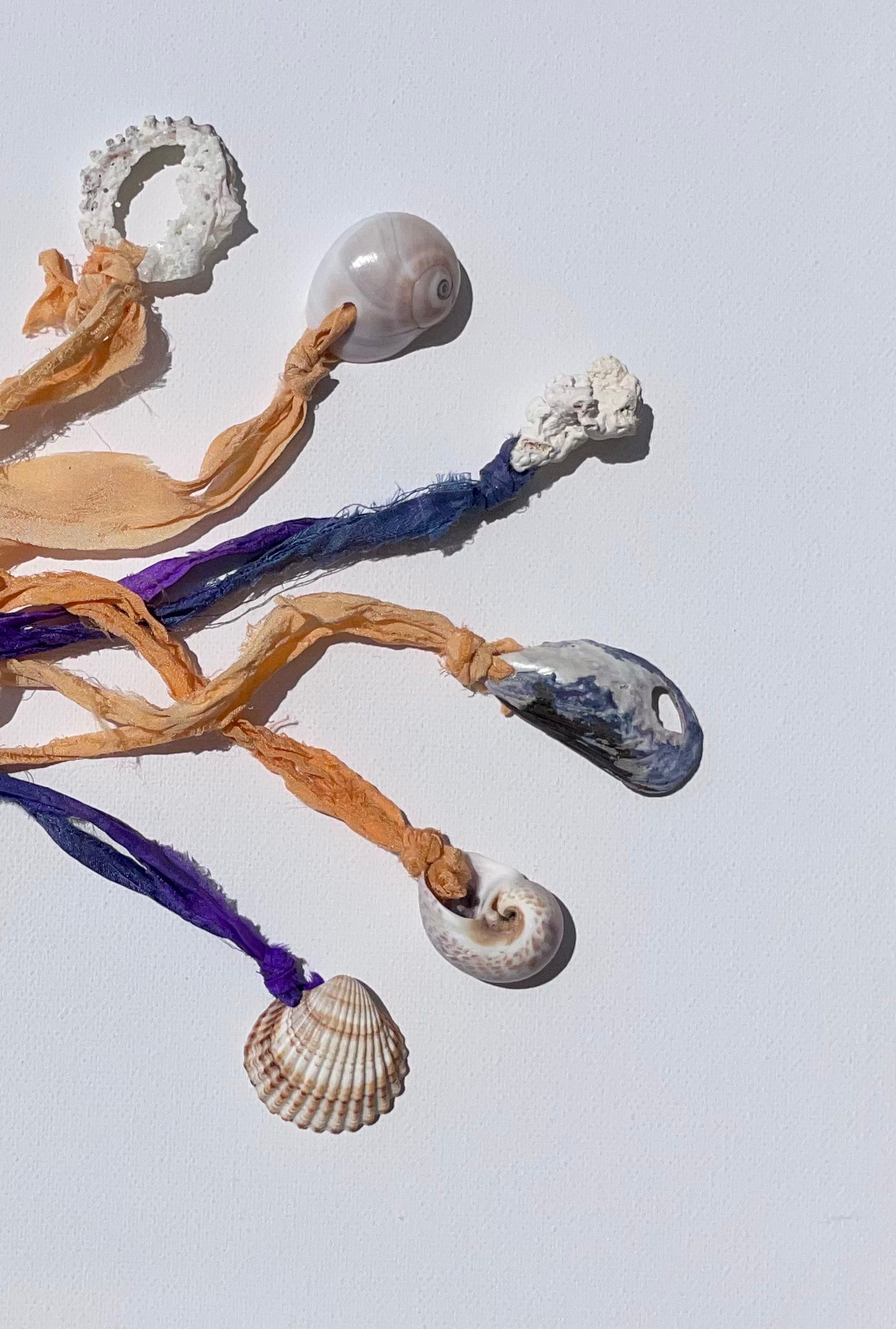 SHELL Upcycled Silk Necklace