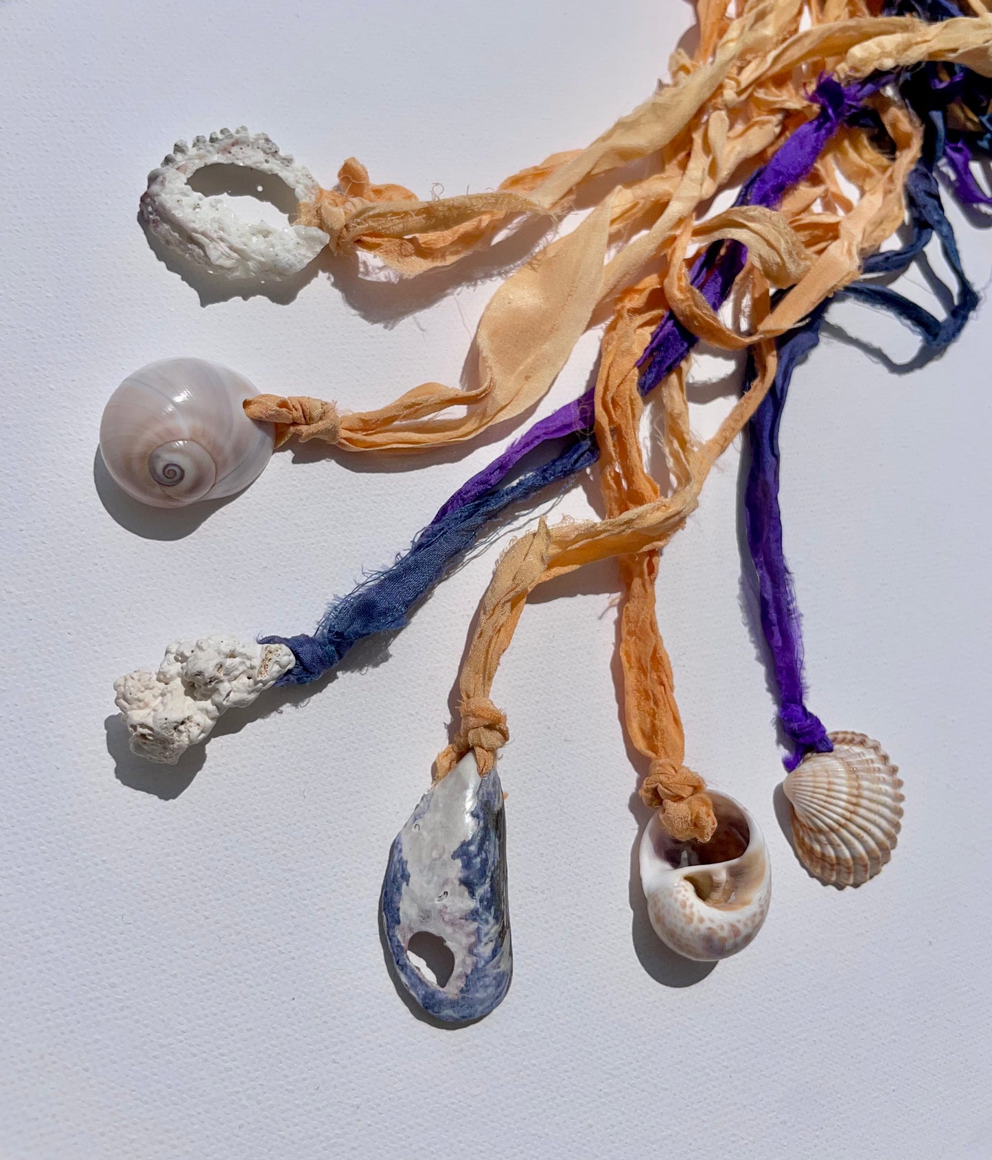 SHELL Upcycled Silk Necklace