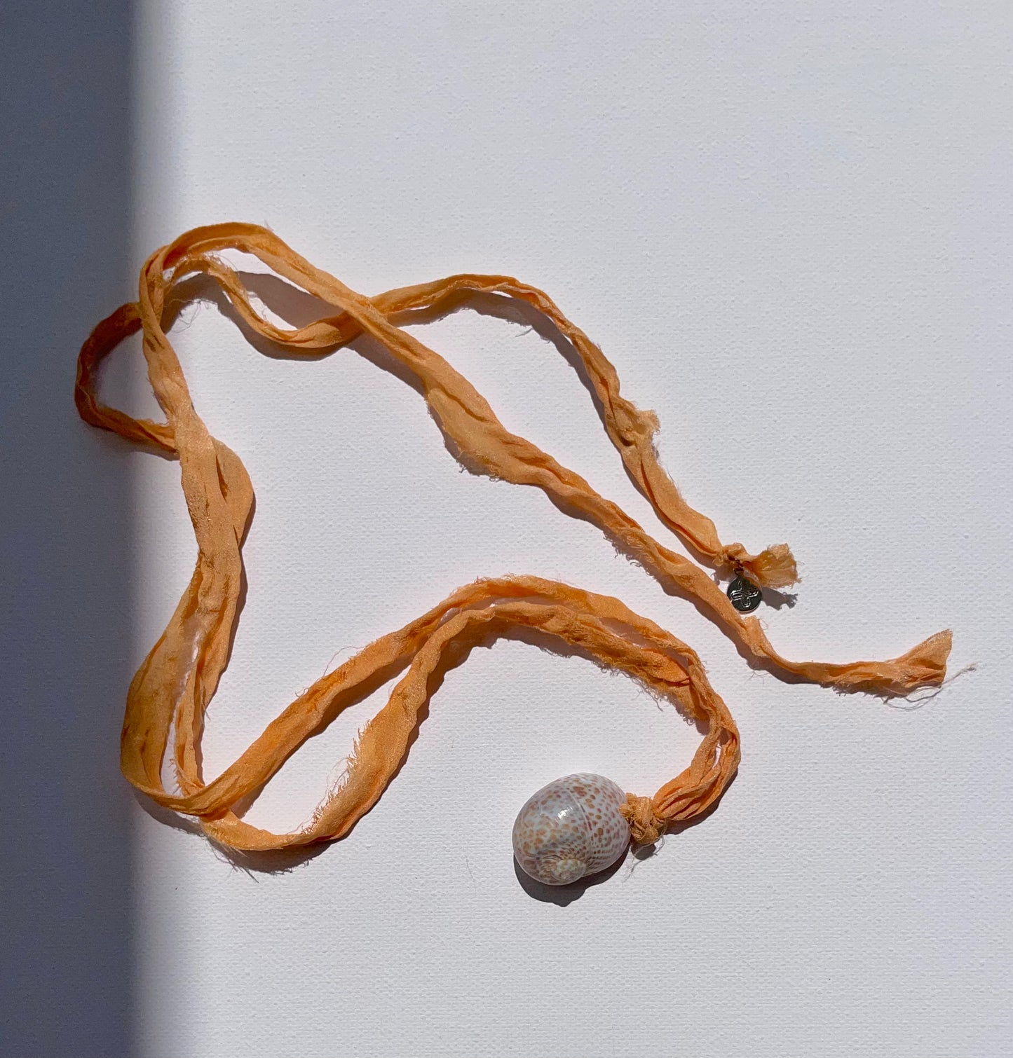 SHELL Upcycled Silk Necklace