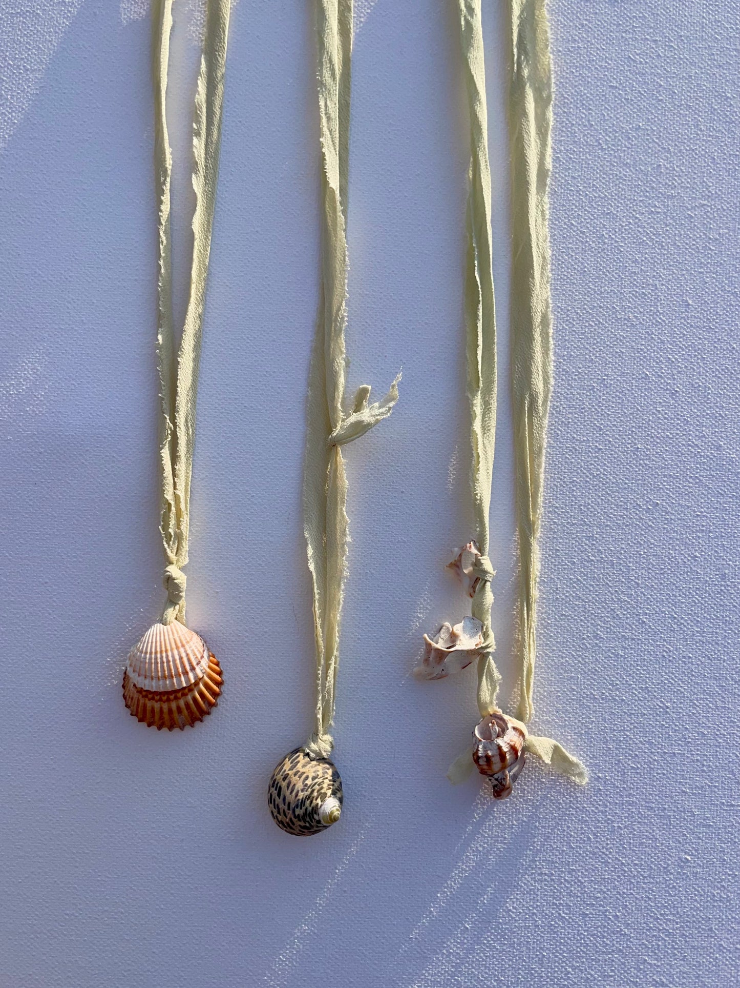 SHELL Upcycled Silk Necklace