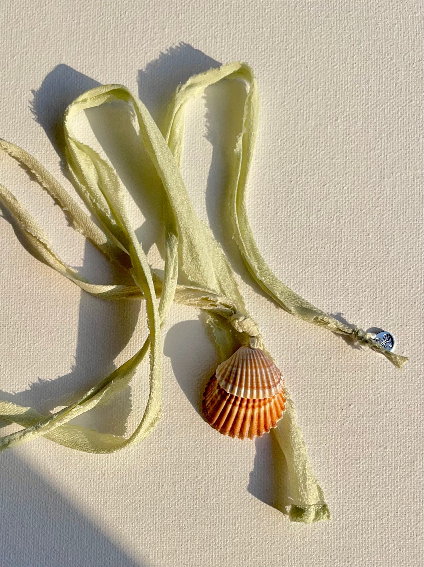 SHELL Upcycled Silk Necklace