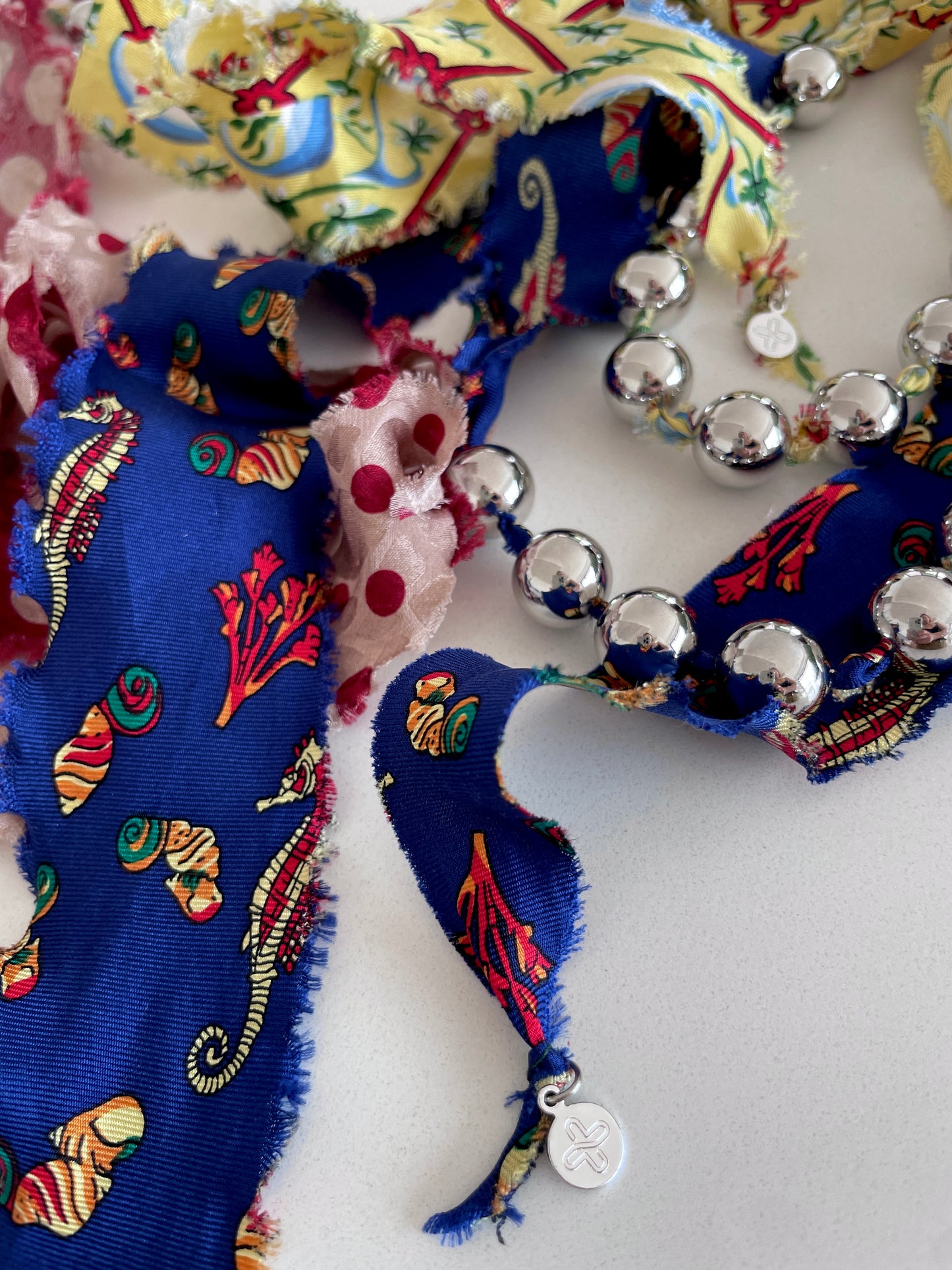 UNTIED Upcycled Silk Necklace