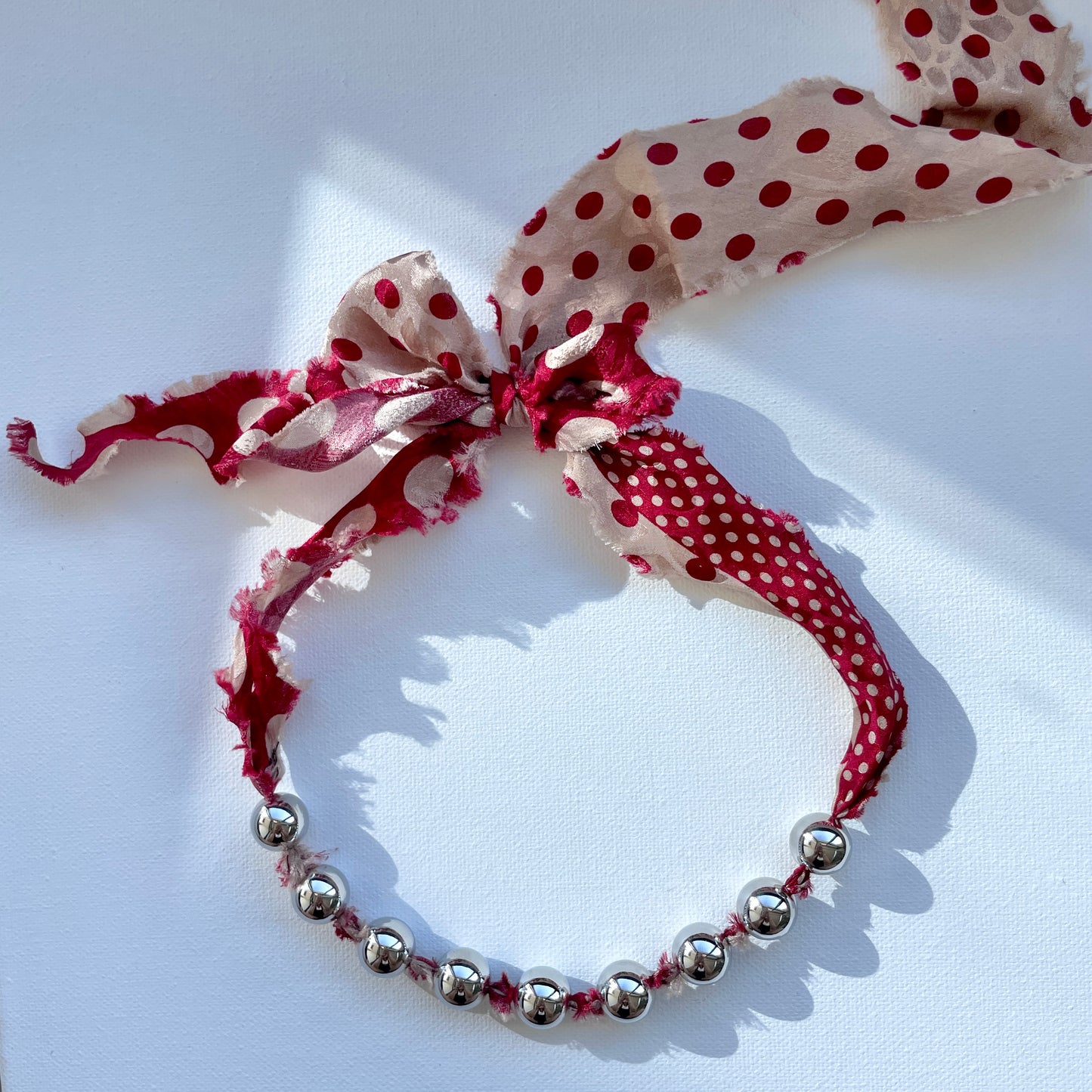 UNTIED Upcycled Silk Necklace