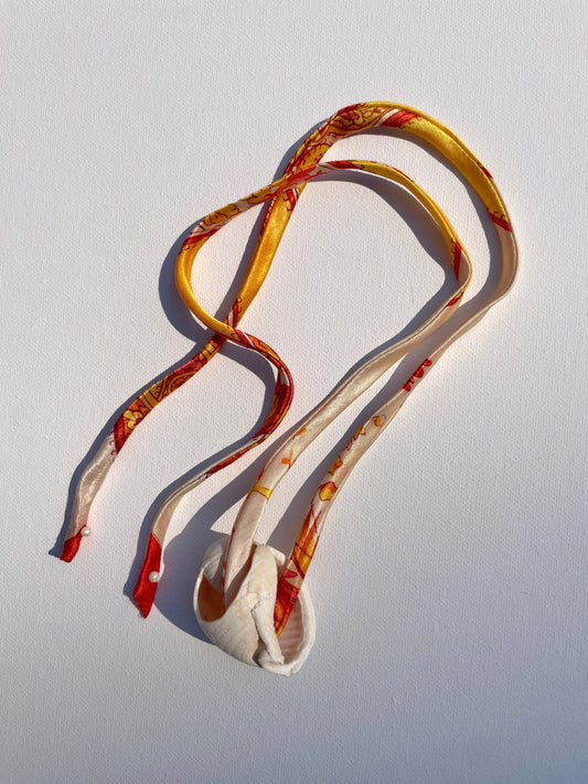 SHELL Upcycled Silk Necklace