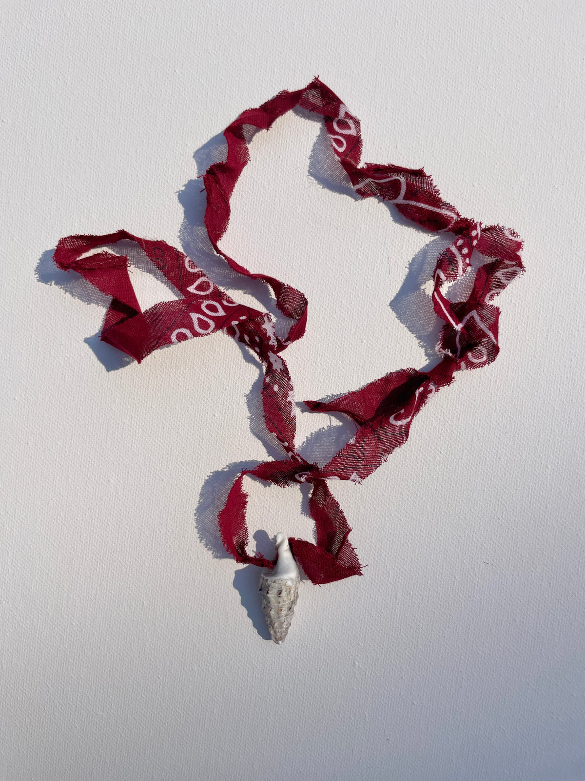 SHELL Upcycled Silk Necklace