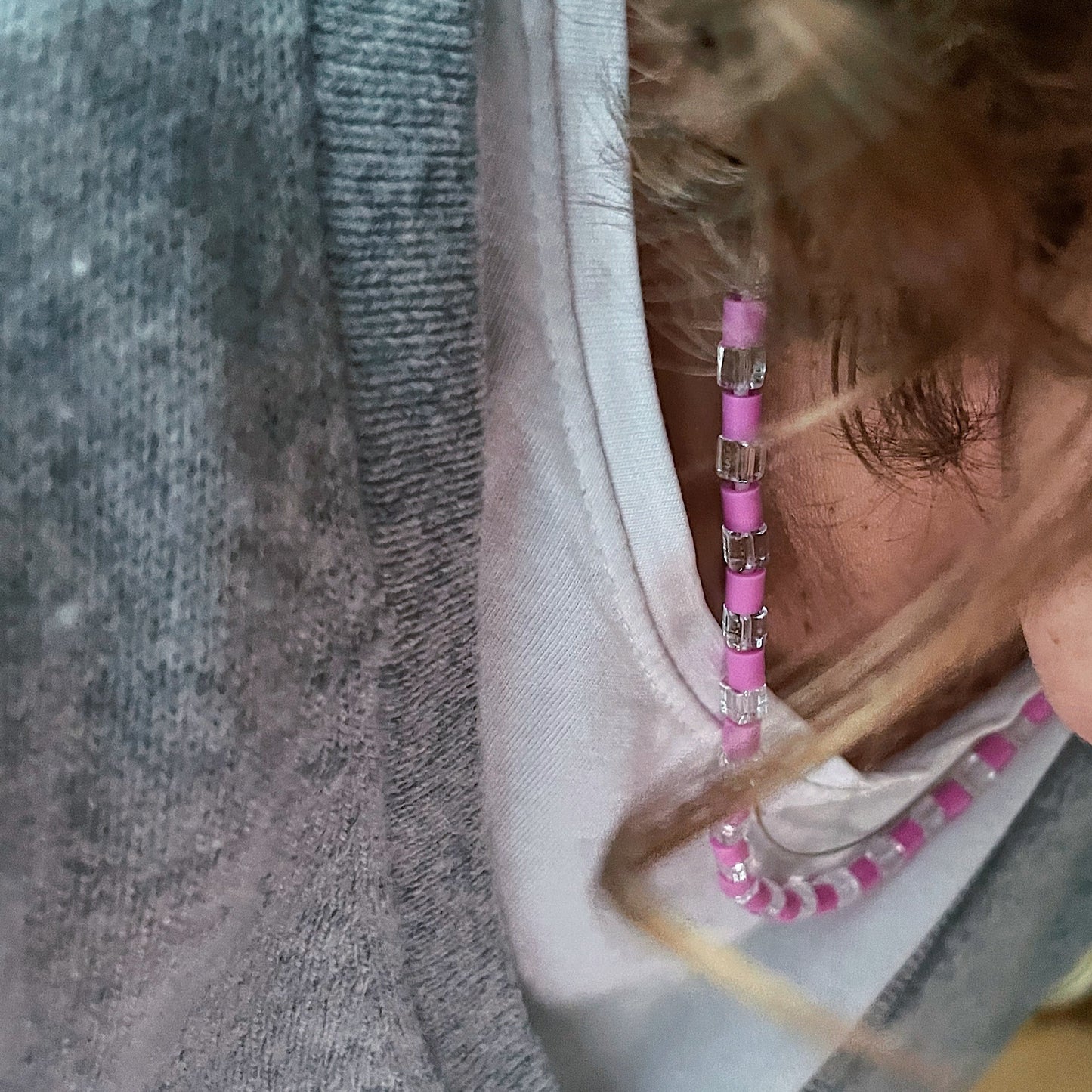 On The Rox Pop Pink Necklace