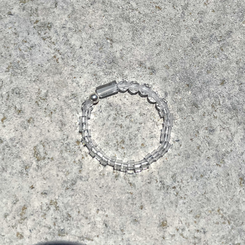 Geming Rock Crystal Ring