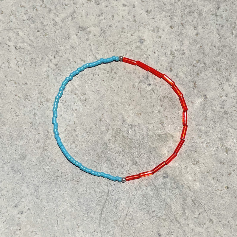 B-Color Red/Blue Bracelet