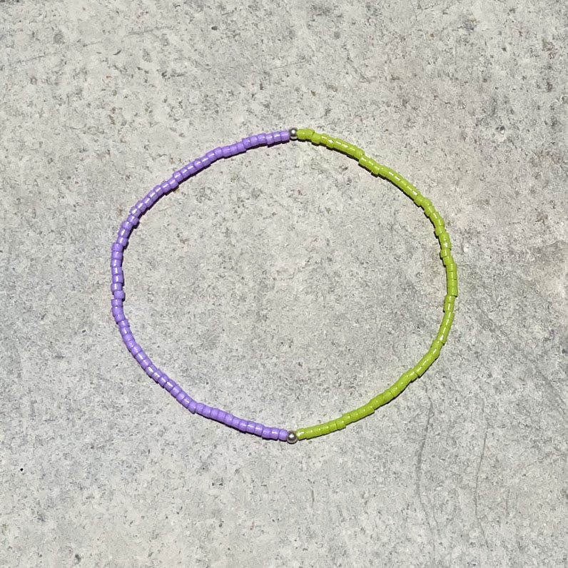 B-Color Violet/Lime Bracelet