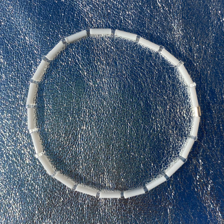 Luce Strand Bracelet in White