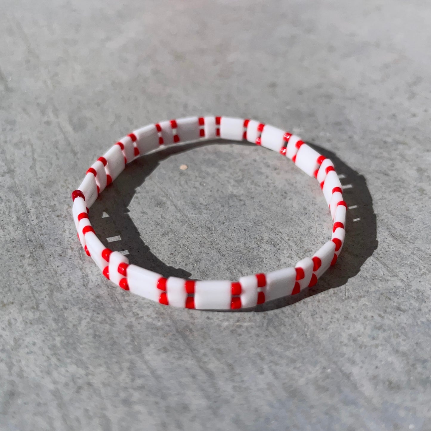 Candy Cane Kids Bracelet