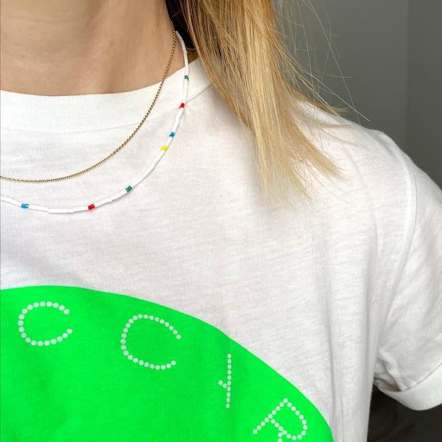Κολιέ με βασικά χρώματα