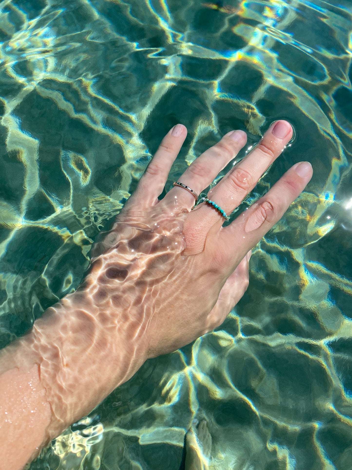 Geming Turquoise Ring