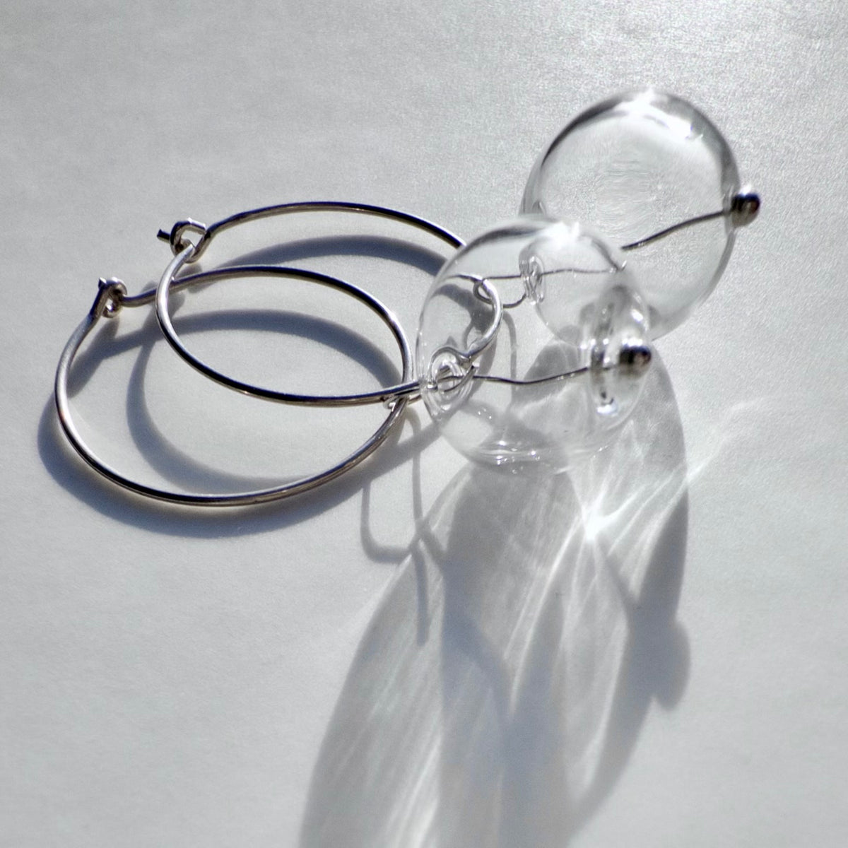 Bubble Silver Earrings