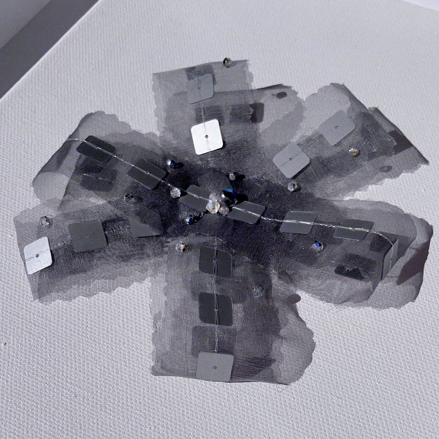 Disco Bloom Upcycled Brooch