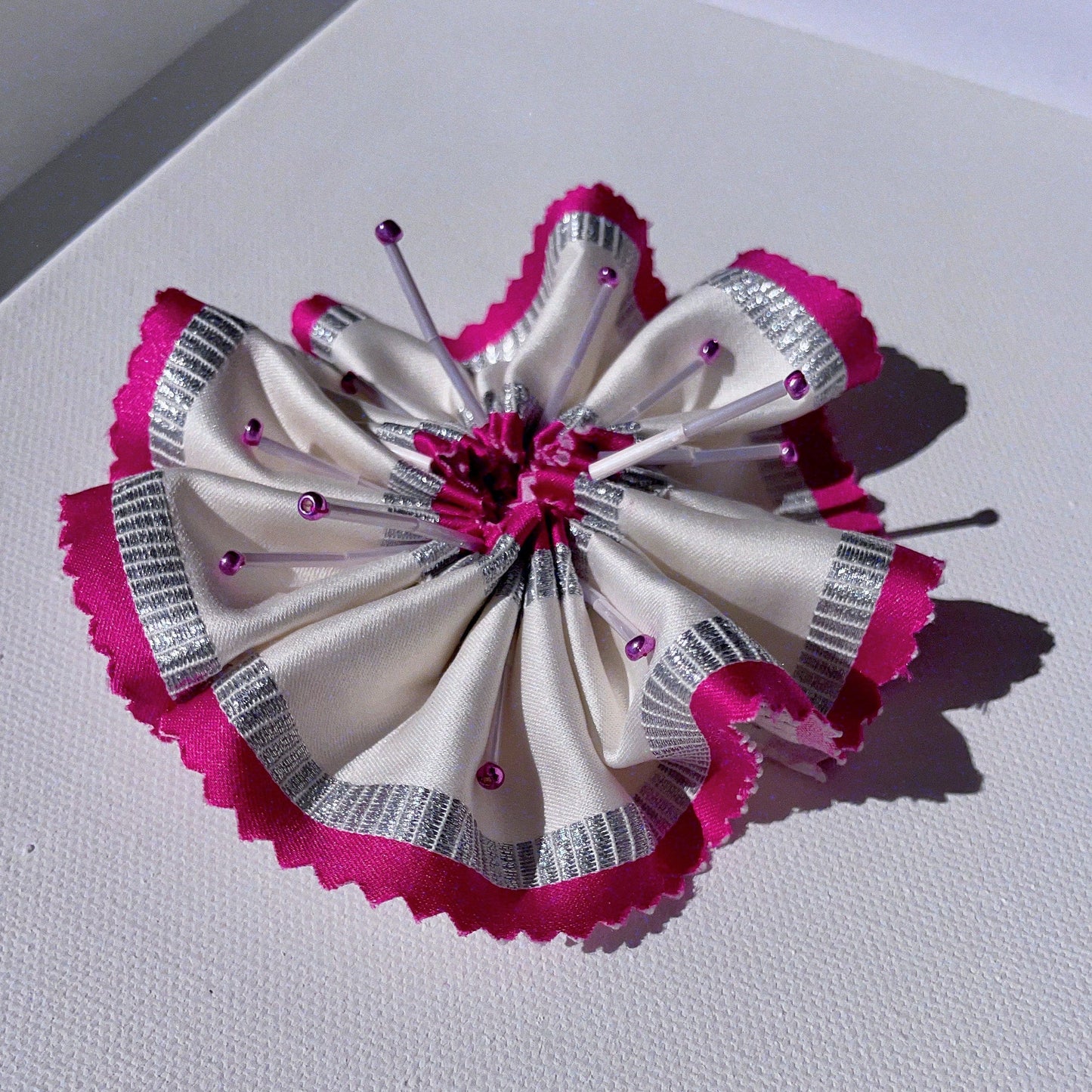 Carnation Upcycled Brooch