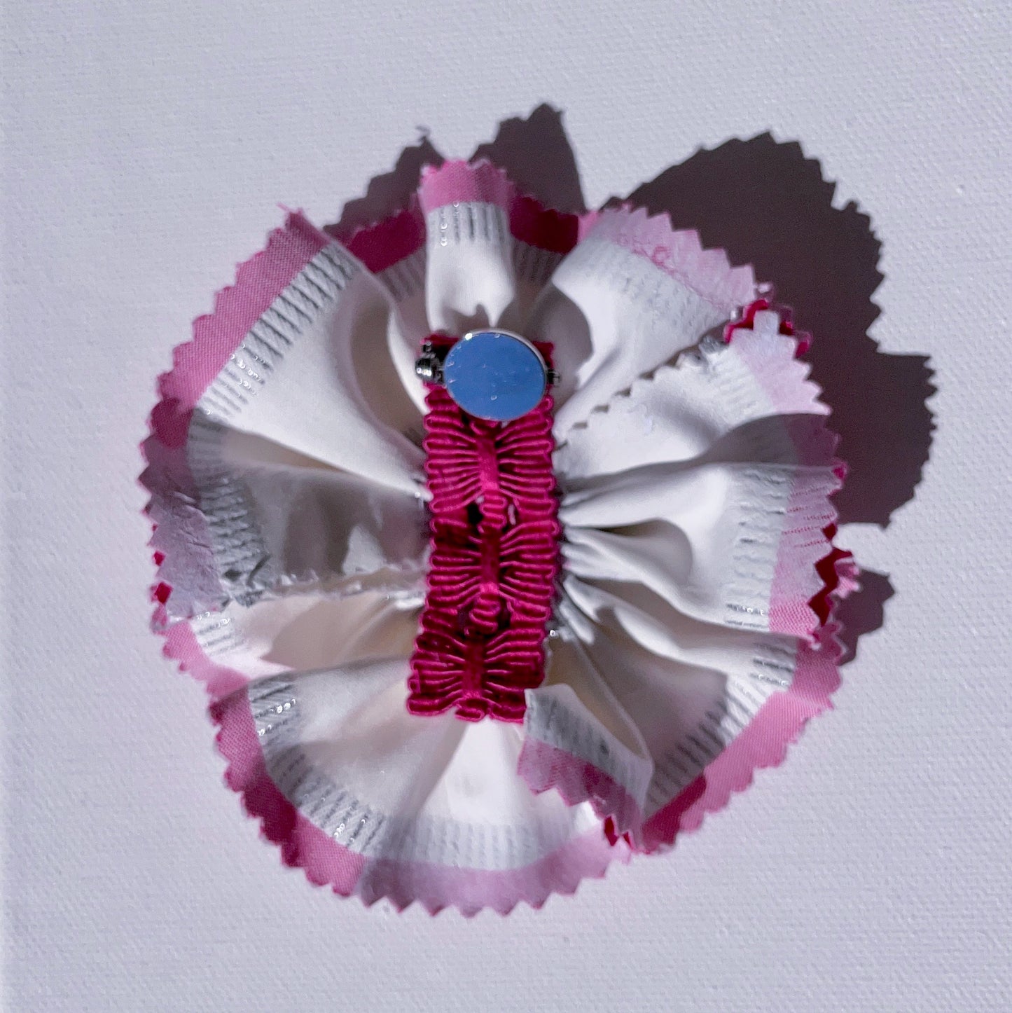 Carnation Upcycled Brooch