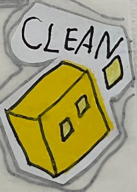 CHEESE KING original stickers (hand-drawn) (extended version)