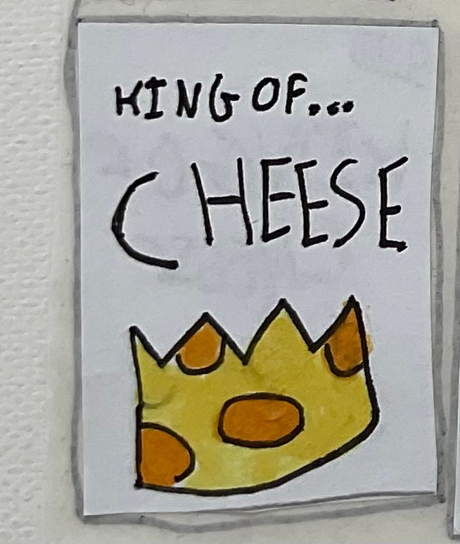 CHEESE KING original stickers (hand-drawn) (extended version)