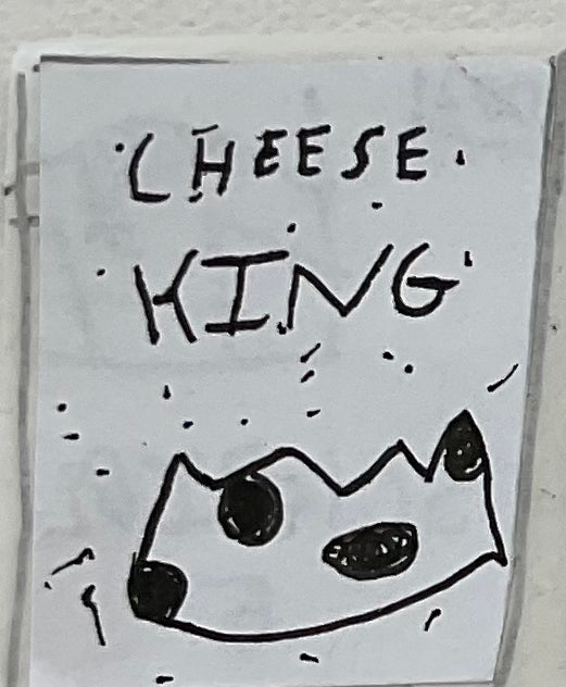 CHEESE KING original stickers (hand-drawn) (extended version)