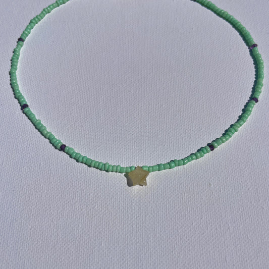 Seafoam Upcycled Necklace