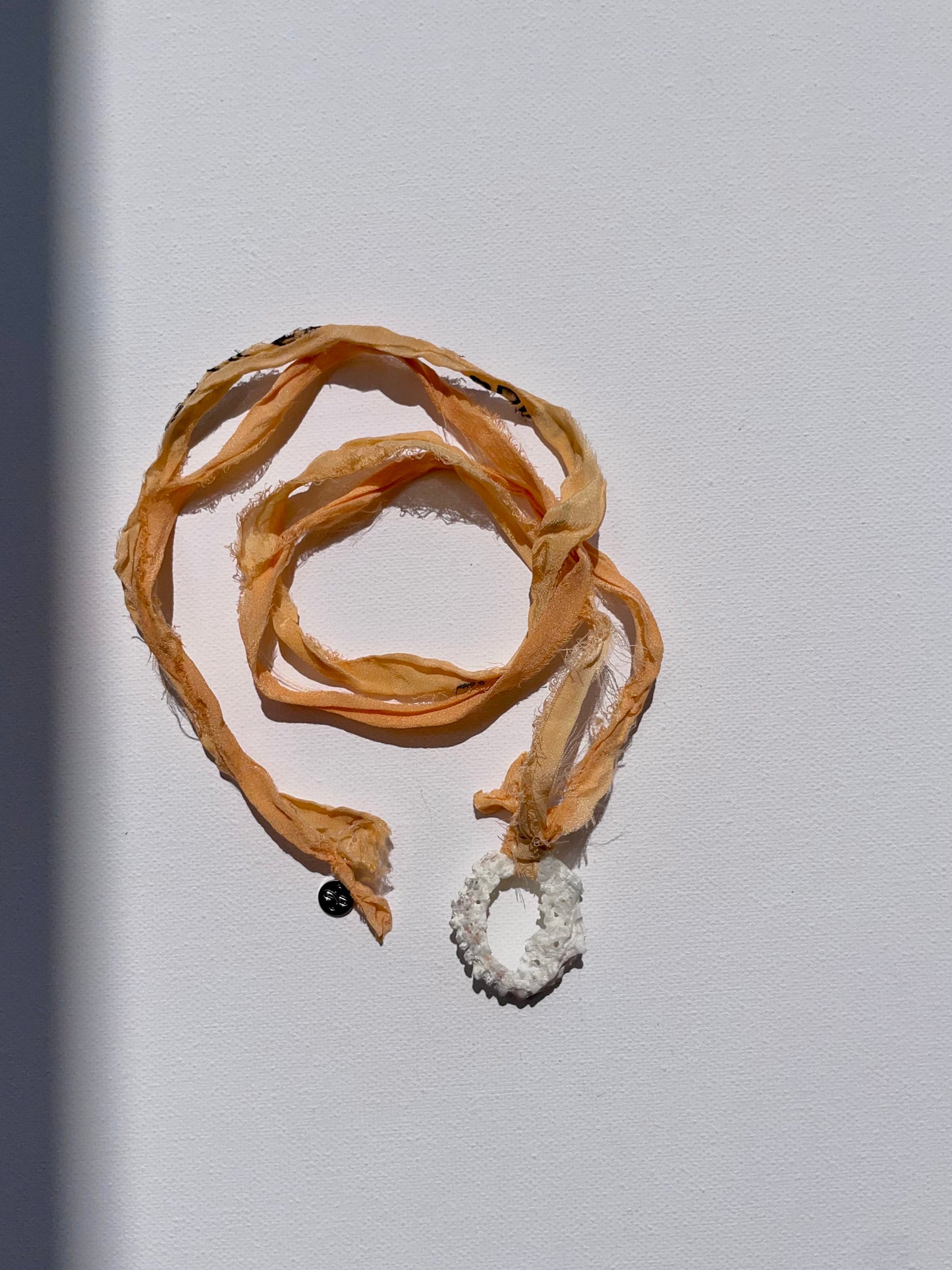 SHELL Upcycled Silk Necklace