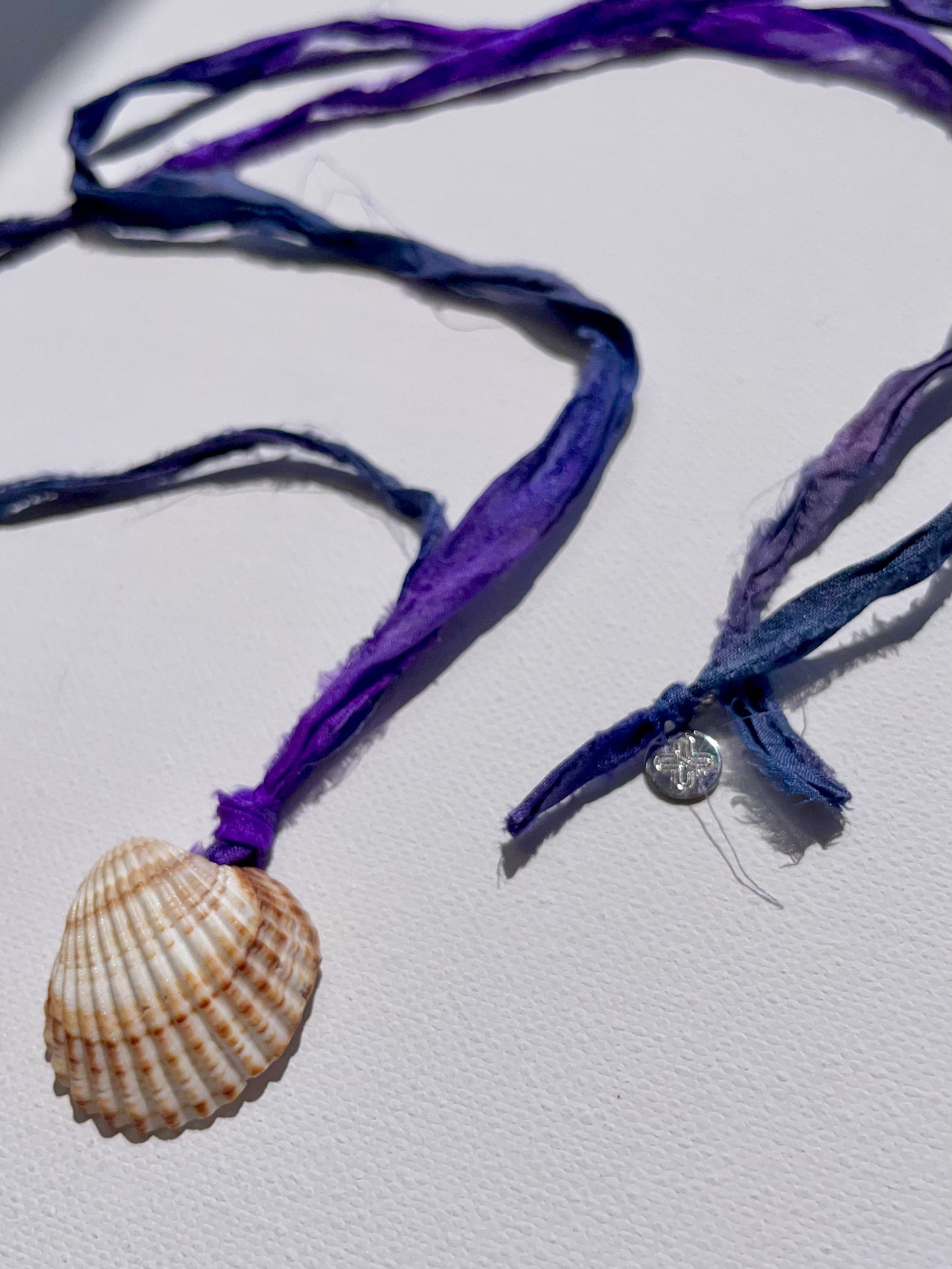 SHELL Upcycled Silk Necklace