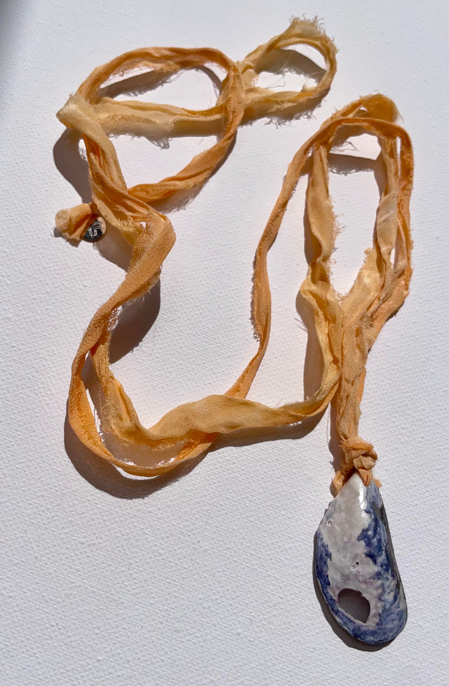 SHELL Upcycled Silk Necklace