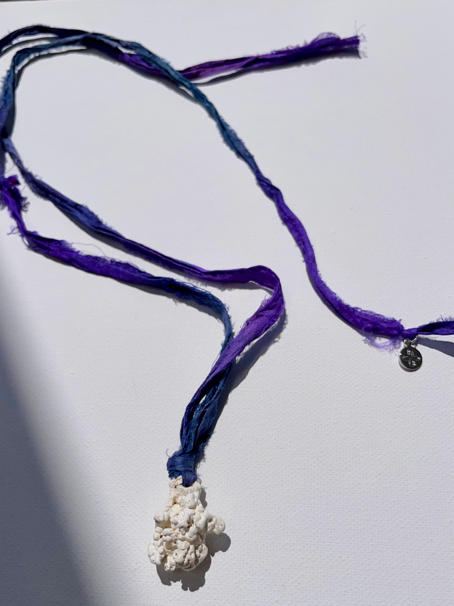 SHELL Upcycled Silk Necklace