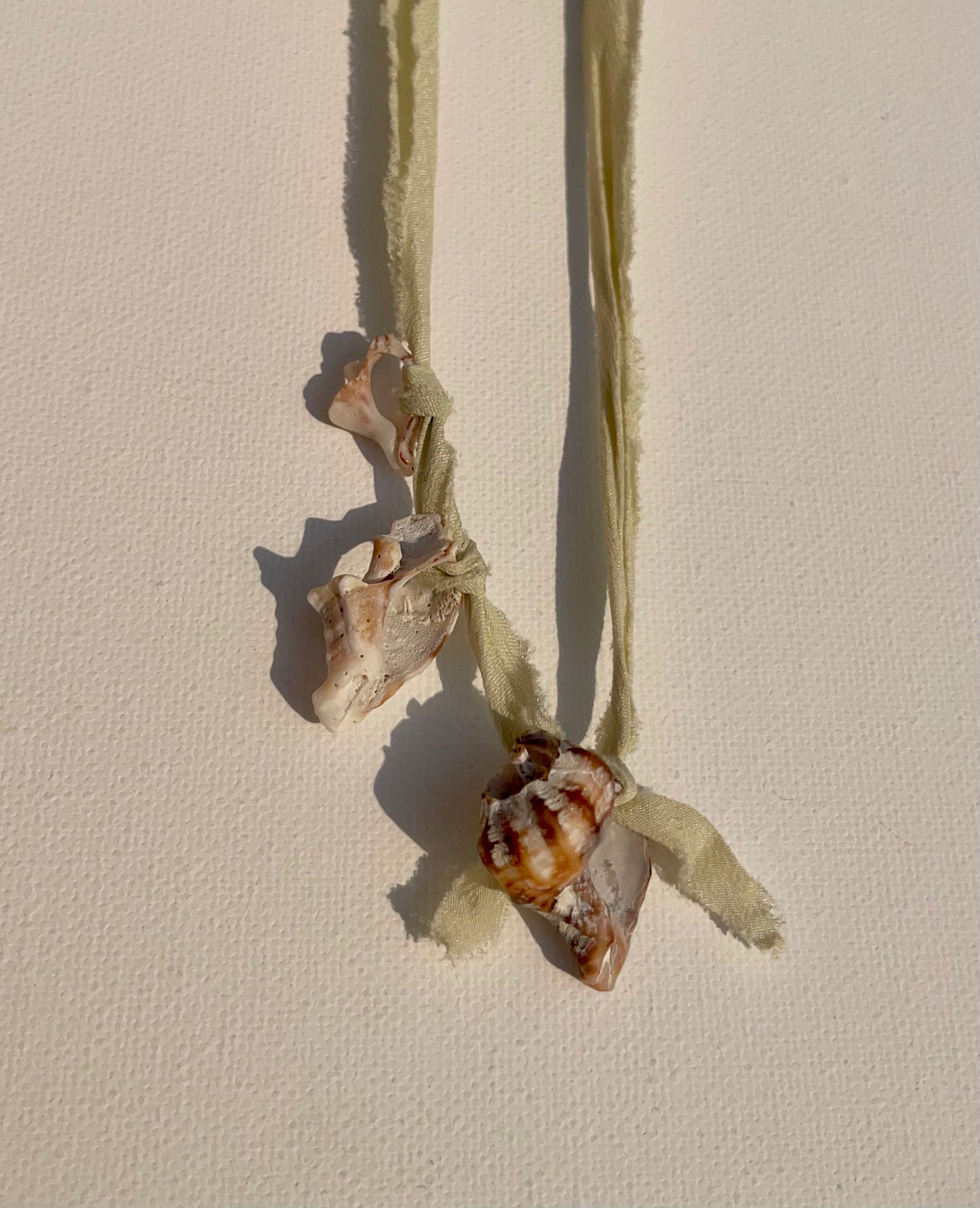 SHELL Upcycled Silk Necklace