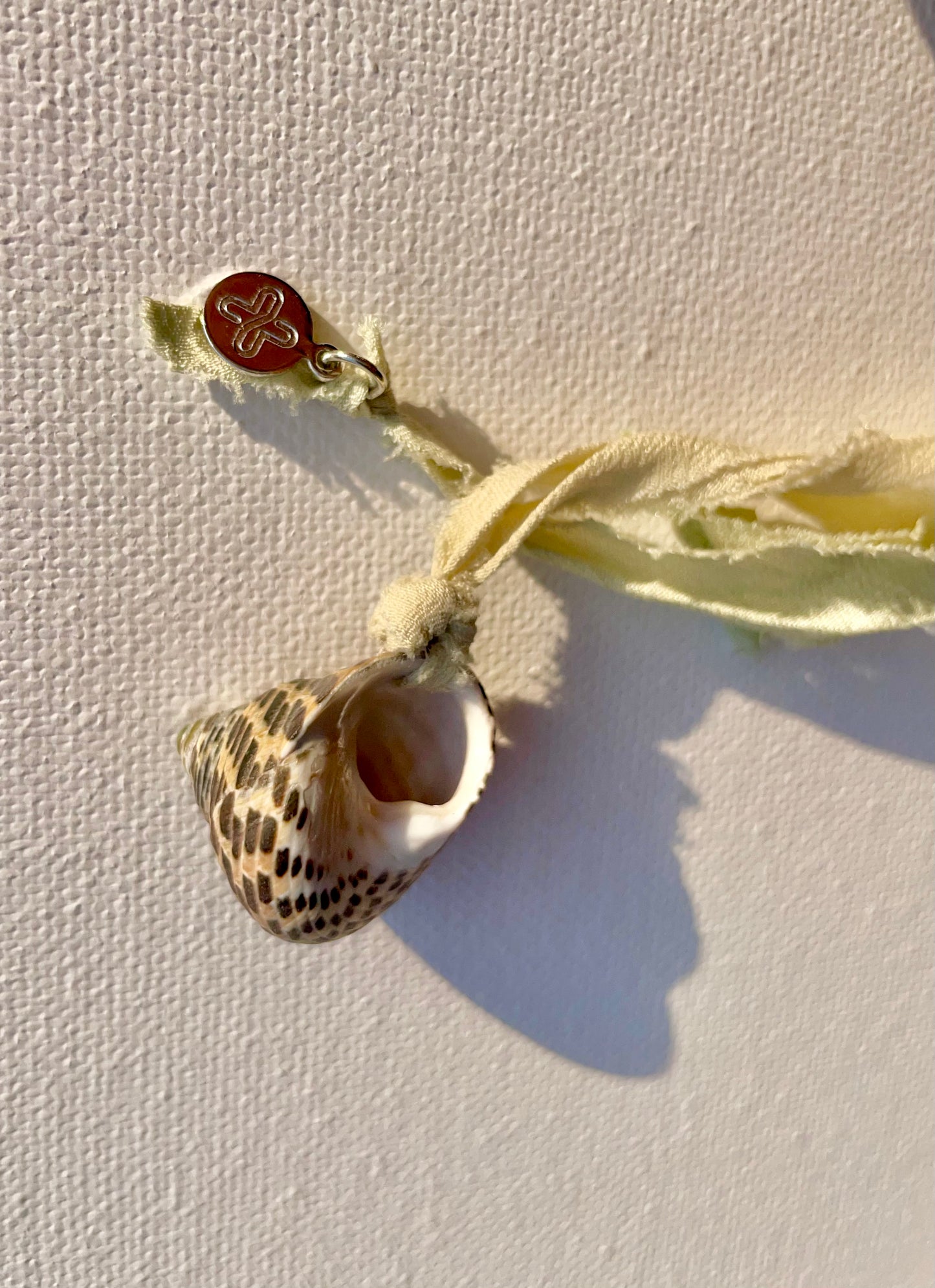 SHELL Upcycled Silk Necklace