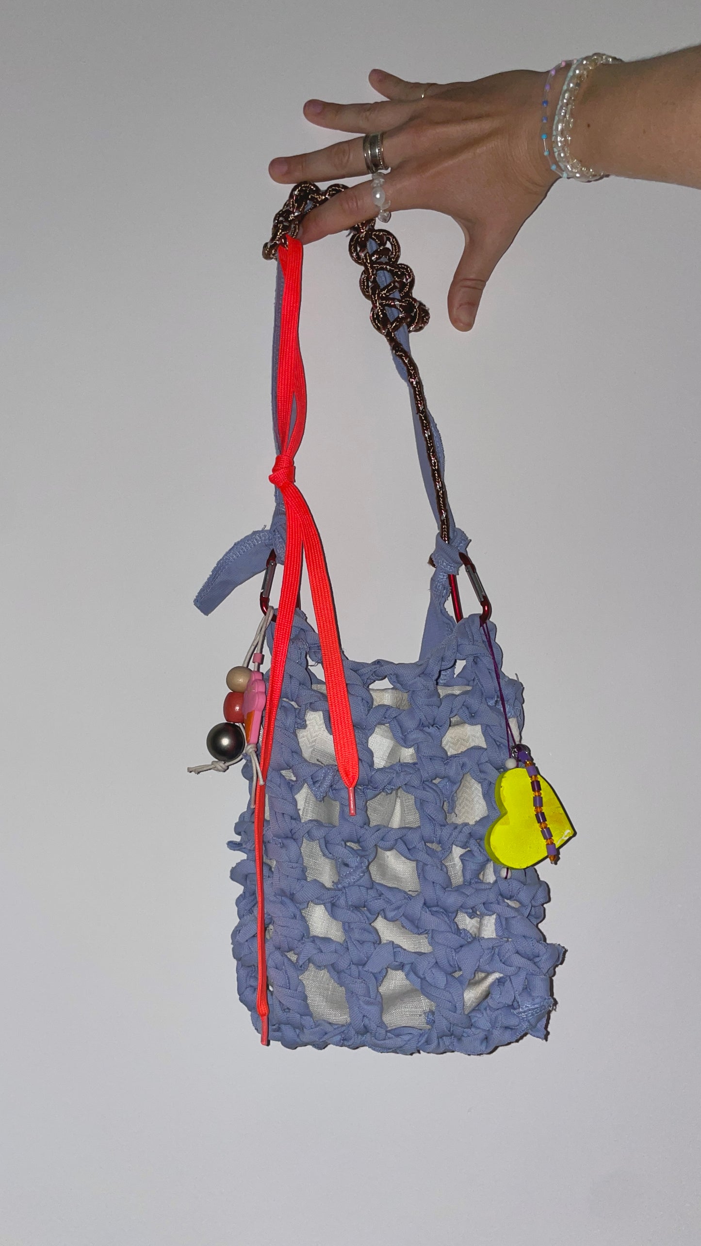 Upcycled T-Shirt Crochet Bag