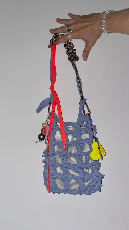 Upcycled T-Shirt Crochet Bag