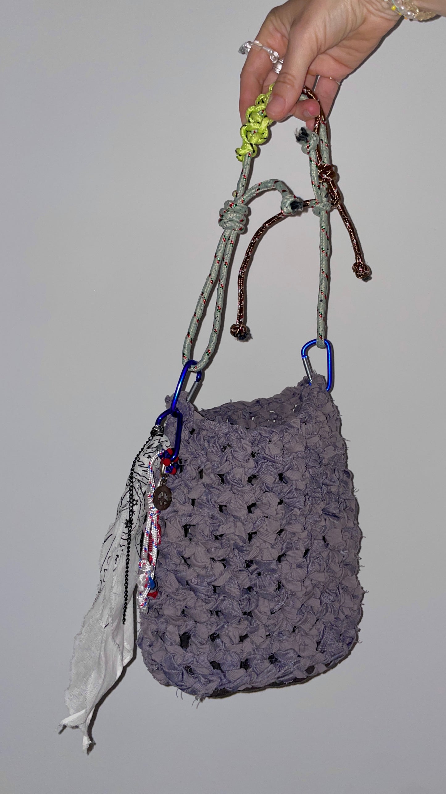 Upcycled T-Shirt Crochet Bag