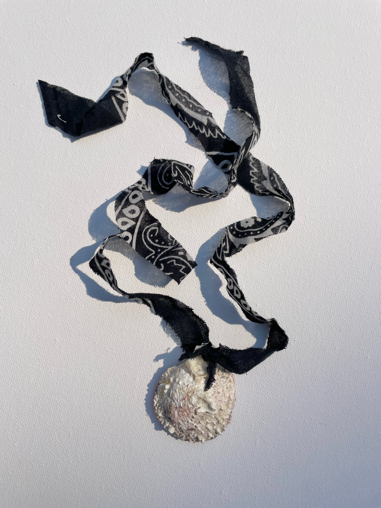 SHELL Upcycled Silk Necklace