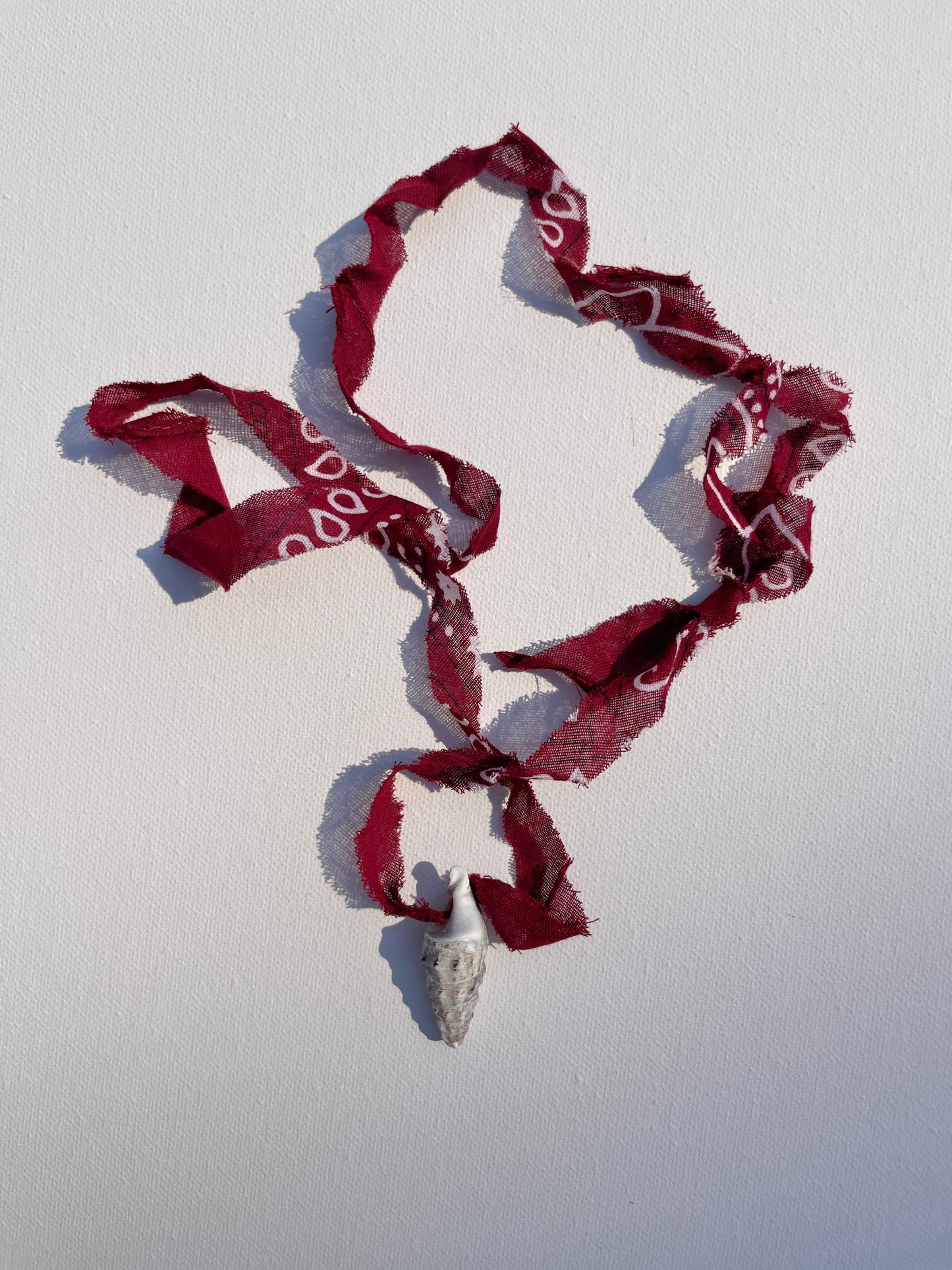 SHELL Upcycled Silk Necklace